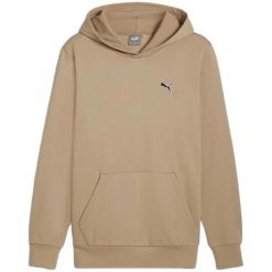 Bluza męska Puma Better Essentials Hoodie FL. Brązowe bluzy męskie Puma, m, bez wzorów, bez kaptura, na fitness i siłownię. Za 188.99 zł.