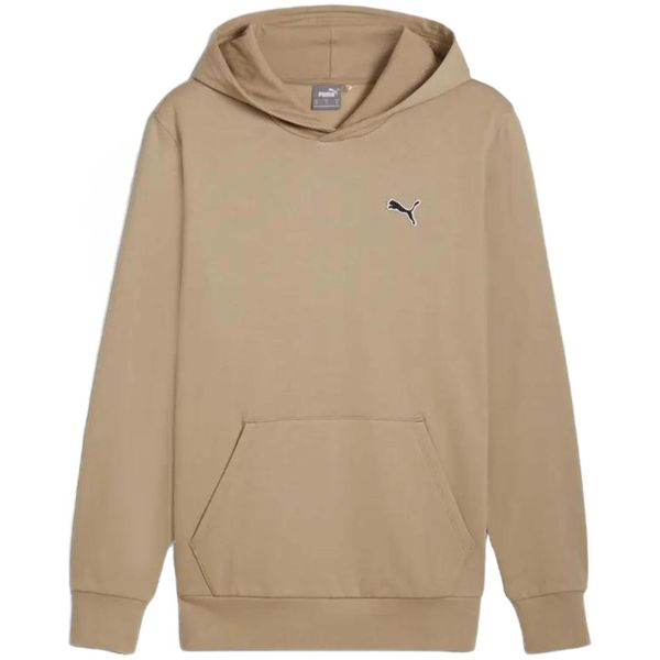 Bluza męska Puma Better Essentials Hoodie FL. Brązowe bluzy męskie Puma, m, bez wzorów, z bawełny, bez kaptura, na fitness i siłownię. Za 188.99 zł.