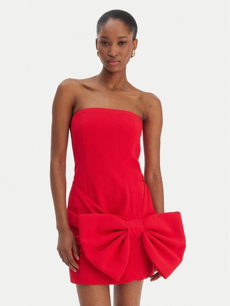 Marella Sukienka koktajlowa Editore 2613221013 Czerwony Slim Fit. Czerwone sukienki damskie Marella, bez wzorów, z syntetyku, wizytowe, bez kołnierzyka, bez ramiączek. Za 1,569.00 zł.