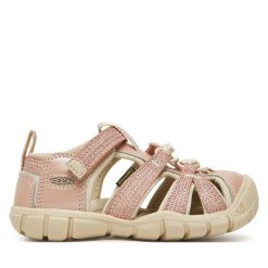 Sandały Keen. Czerwone sandały dziewczęce Keen, bez zapięcia. Za 179.99 zł.