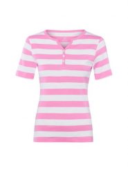 Brookshire Koszulka Kobiety Bawełna wyrazisty róż|biały, XL. Białe t-shirty damskie brookshire, xl, bez wzorów, z bawełny, bez kołnierzyka. Za 79.95 zł.
