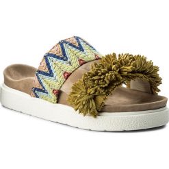 Klapki INUIKII - Raffia Colored 3020 Yellow. Żółte klapki damskie marki Inuikii, z materiału. W wyprzedaży za 509.00 zł.