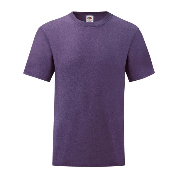 Męska Koszulka Valueweight. Fioletowe koszulki sportowe męskie Fruit of the Loom, l, bez wzorów, bez kołnierzyka, bez ramiączek, trekkingowe. Za 29.99 zł.