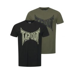 Koszulka Tapout Amboyn (x2). Czarne buty sportowe męskie TAPOUT, bez wzorów, bez kołnierzyka, bez ramiączek, na fitness i siłownię. Za 246.50 zł.