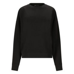 Bluza damska Athlecia Crecy. Czarne bluzy damskie Athlecia, bez wzorów, z materiału, na fitness i siłownię. Za 159.00 zł.