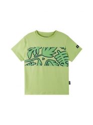 Reima T-Shirt 5200189B Zielony Regular Fit. Zielone t-shirty dla chłopców Reima, bez wzorów, z syntetyku, bez ramiączek. Za 59.99 zł.