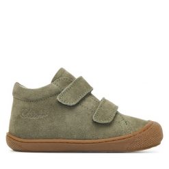 Półbuty Naturino. Zielone półbuty chłopięce Naturino, bez wzorów, bez zapięcia. Za 349.99 zł.