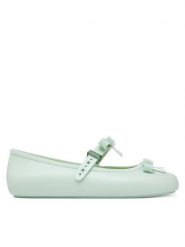 Melissa Baleriny Melissa Soft Ballerina Bow Ad M 35971 Zielony. Zielone baleriny damskie Melissa, bez wzorów, z tworzywa sztucznego, bez obcasa. Za 259.99 zł.