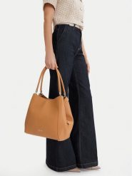 Nine West Torebka CEO-Olira-LDA8566 Brązowy. Brązowe torebki do ręki damskie Nine West, bez wzorów, z materiału, bez dodatków. Za 199.99 zł.