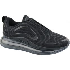 Czarne Buty Nike Air Max 720 W AR9293-006. Czarne obuwie sportowe damskie Nike, bez wzorów, z materiału, nike air max. W wyprzedaży za 849.00 zł.