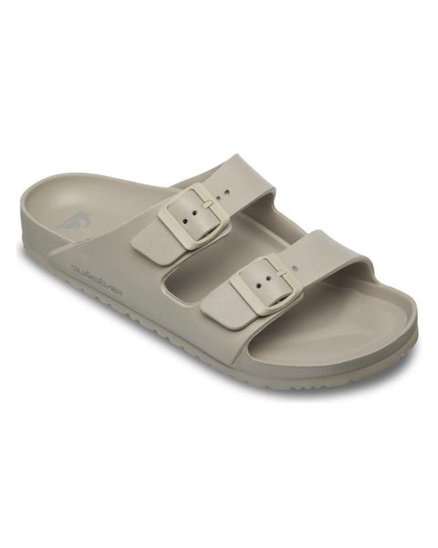 Sandały dla Mężczyzn EMBARK Beżowy. Brązowe sandały męskie Quiksilver, z materiału, bez zapięcia. Za 149.99 zł.