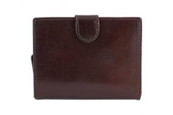 Portfel skórzany BARBERINI'S c. brązowy 8075-11. Brązowe portfele damskie Barberinis, bez wzorów, ze skóry. Za 159.99 zł.