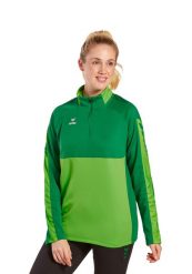 Bluza treningowa Erima Six Wings. Zielone bluzy męskie Erima, xl, bez wzorów, z materiału, bez kaptura, na fitness i siłownię. Za 208.50 zł.