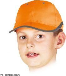 R.E.I.S. CZFLUO-KIDS - Czapka z daszkiem w kolorze fluorescencyjnym dla dzieci - pomarańczowy XS. Brązowe czapki dla dzieci R.E.I.S., bez wzorów. Za 12.57 zł.