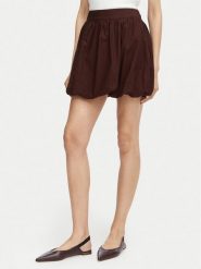 Vero Moda Spódnica mini Esther 10355460 Brązowy ciemny Regular Fit. Brązowe spódnice damskie Vero Moda, xl, bez wzorów, z bawełny, mini. Za 169.99 zł.