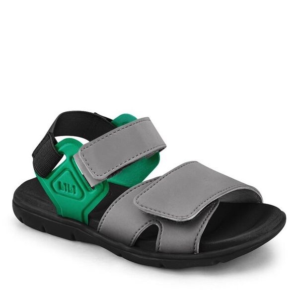 Sandały Bibi. Szare sandały chłopięce Bibi, bez zapięcia. Za 189.99 zł.