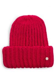 JOOP! Czapka Kobiety czerwony, ONE SIZE. Czerwone czapki i kapelusze damskie JOOP!, bez wzorów, prążkowane, eleganckie. Za 169.95 zł.
