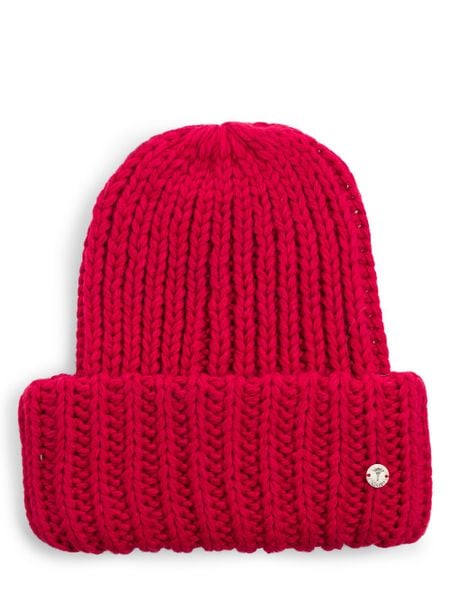 JOOP! Czapka Kobiety czerwony, ONE SIZE. Czerwone czapki i kapelusze damskie JOOP!, bez wzorów, prążkowane, eleganckie. Za 169.95 zł.