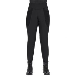 Damskie legginsy jeździeckie QHP Zahra. Czarne legginsy damskie QHP, s, bez wzorów. Za 264.00 zł.