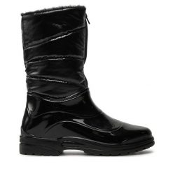 Botki Scholl. Czarne botki damskie Scholl, bez obcasa, na płaskiej podeszwie, bez zapięcia. Za 319.99 zł.