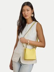 LAUREN RALPH LAUREN Torebka 431969365014 Żółty. Żółte torebki do ręki damskie Lauren Ralph Lauren, bez wzorów, ze skóry, bez dodatków. Za 1,069.00 zł.