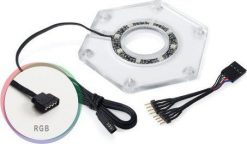 BitsPower Bitspower Water Tank Hexagon RGB Add-On. T-shirty męskie BitsPower, bez wzorów, bez kołnierzyka. Za 136.60 zł.