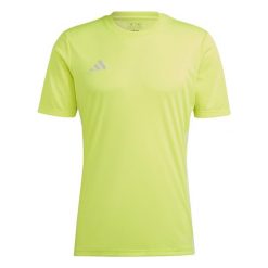 Koszulka męska adidas Tabela 23 Jersey. Żółte koszulki sportowe męskie Adidas, l, bez wzorów, z jersey, bez kołnierzyka, bez ramiączek, do piłki nożnej. Za 59.00 zł.