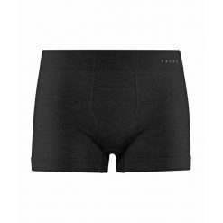 Bokserki Falke Wool-Tech Light. Czarne bokserki męskie Falke, l, bez wzorów, z elastanu. Za 255.20 zł.