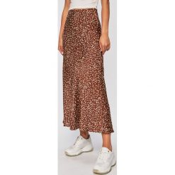 Glamorous - Spódnica. Brązowe spódnice damskie Glamorous, l, bez wzorów, z poliesteru, maxi, rozkloszowane. Za 159.90 zł.