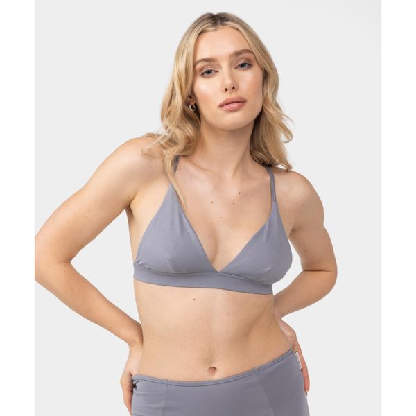 Biustonosz Carpatree Cozy Leisure szary. Szare biustonosze Carpatree, bez wzorów, z bawełny. Za 139.99 zł.