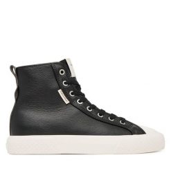 Trampki Calvin Klein. Czarne trampki i tenisówki damskie Calvin Klein, bez wzorów, bez zapięcia. Za 409.99 zł.