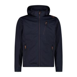 Kurtka męska turystyczna CMP 34A2937. Niebieskie kurtki sportowe męskie CMP, l, bez wzorów, z softshellu, trekkingowe. W wyprzedaży za 384.99 zł.