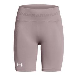 Spodenki treningowe damskie Under Armour Train Seamless. Szare szorty sportowe damskie Under Armour, xl, bez wzorów, sportowe, na fitness i siłownię. Za 94.99 zł.