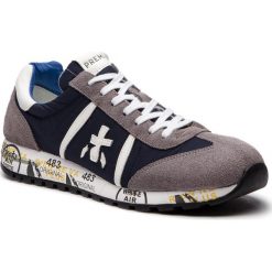 Sneakersy PREMIATA - Lucy 600E Granatowy Szary. Niebieskie półbuty na co dzień męskie Premiata, z materiału, bez zapięcia. W wyprzedaży za 499.00 zł.