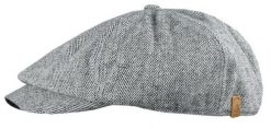 Lekko Ocieplony Męski Kaszkiet - Alties - Krój Peaky Blinders - Popiel. Szare czapki i kapelusze męskie Alties, na jesień, bez wzorów, z bawełny. Za 79.00 zł.