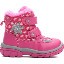 Fuksjowe Traperki Wintering. Botki dziewczęce marki Born2be. Za 59.99 zł.