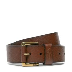 Pasek Męski Polo Ralph Lauren. Brązowe paski damskie Polo Ralph Lauren, bez wzorów. Za 269.99 zł.