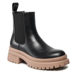 Botki Jenny Fairy. Czarne botki damskie Jenny Fairy, bez obcasa, na płaskiej podeszwie, bez zapięcia. Za 135.99 zł.