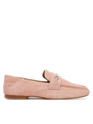 MICHAEL Michael Kors Mokasyny Lena Loafer 40S5LEFP1S Różowy. Czerwone mokasyny damskie MICHAEL Michael Kors, ze lnu. Za 439.99 zł.