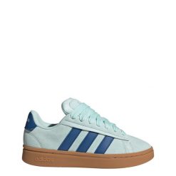 Buty Grand Court Alpha. Brązowe obuwie sportowe damskie Adidas, bez wzorów, z tkaniny, trekkingowe. W wyprzedaży za 359.85 zł.