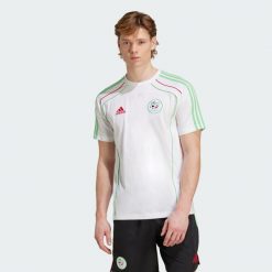 Koszulka Algeria UBP. Białe koszulki sportowe męskie Adidas, l, bez wzorów, z materiału, bez kołnierzyka, bez ramiączek, do piłki nożnej. W wyprzedaży za 139.30 zł.