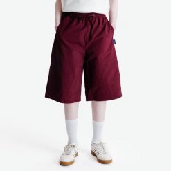 Bermudy męskie Heritage. Fioletowe szorty męskie Decathlon, l, bez wzorów, z dresówki. Za 89.99 zł.