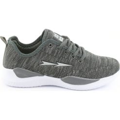 Szare Buty Sportowe DK Grey SC235. Szare obuwie sportowe damskie DK, bez wzorów, z tkaniny, trekkingowe. W wyprzedaży za 109.00 zł.