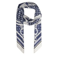 Chusta Guess. Niebieskie szaliki i chusty damskie Guess, z aplikacjami. Za 199.99 zł.