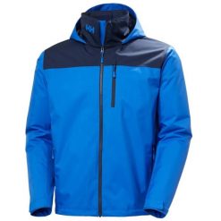 Kurtka z kapturem Helly Hansen Crew Hooded 2. Niebieskie kurtki męskie Helly Hansen, na lato, m, bez wzorów, z dzianiny, z kapturem. Za 760.50 zł.