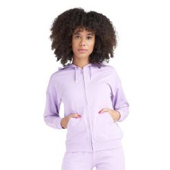 Bluza z bawełna z kaptur na co dzień na siłownię. Niebieskie bluzy damskie LEONE 1947 APPAREL, bez wzorów, z bawełny, bez kaptura. W wyprzedaży za 234.67 zł.