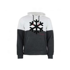 Bluza z kapturem Peak Mountain Carlo. Białe bluzy męskie Peak Mountain, na zimę, m, bez wzorów, z polaru, z kapturem. Za 172.50 zł.
