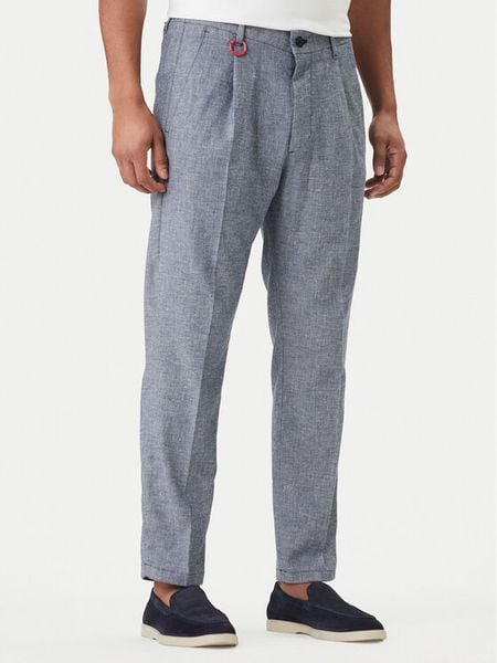 JOOP! Jeans Spodnie materiałowe Lead2 30102837 Granatowy Regular Fit. Niebieskie spodnie materiałowe męskie JOOP! Jeans, m, bez wzorów, z jeansu. Za 569.99 zł.