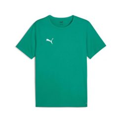 Koszulka męska Puma teamRISE Matchday Jersey. Zielone koszulki sportowe męskie Puma, l, bez wzorów, z jersey, bez kołnierzyka, bez ramiączek, do piłki nożnej. Za 59.00 zł.