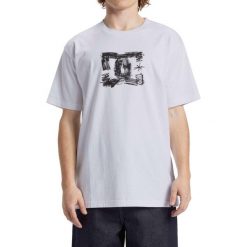 Koszulka T-Shirt DC Sketchy. Białe koszulki sportowe damskie DC UNIVERSE, l, bez wzorów, bez kołnierzyka, bez ramiączek, narciarskie. W wyprzedaży za 79.00 zł.